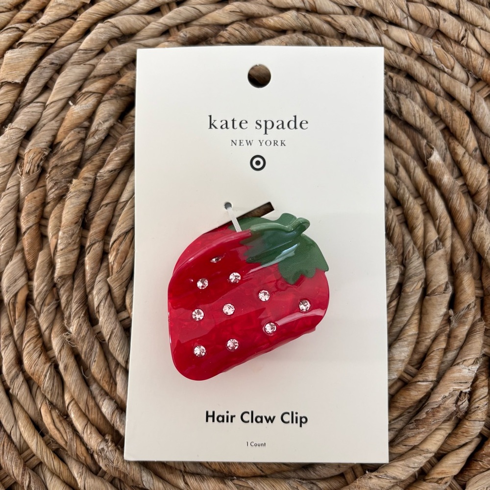 NWT Kate Spade x Target Strawberry hair clip